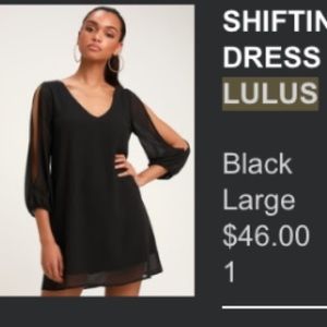 Lulu’s shifting dears long sleeve dress